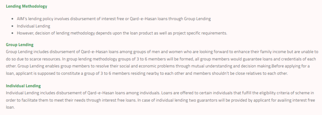 Akhuwat-Foundation-Loan-Lending-Methods