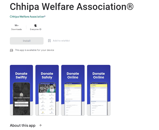 Chhipa-Welfare-Association-App