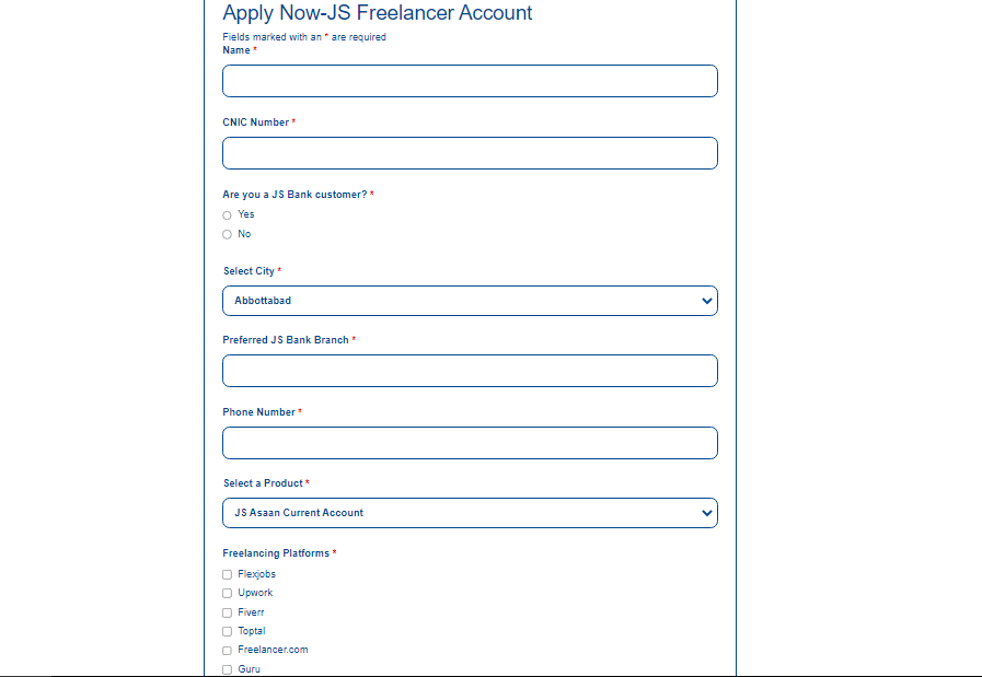 JS-Bank-Freelancer-Account-Opening-Online