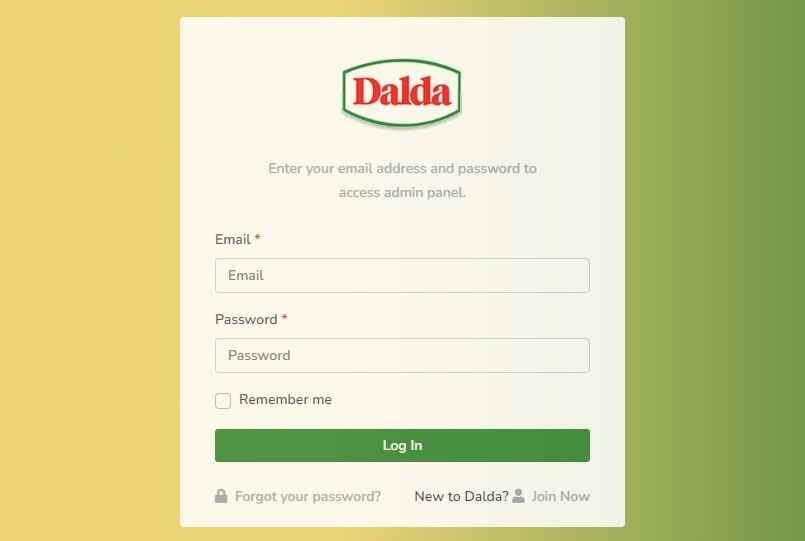 Dalda-Foundation-Login