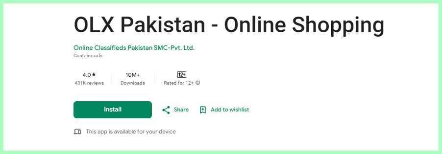 OLX-Pakistam-Daily-Withdrawal-Earning-Apps-In-Pakistan