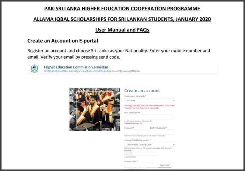 Allama Iqbal Scholarship 202425 (Srilanka+Afghan Students) Personal Loan