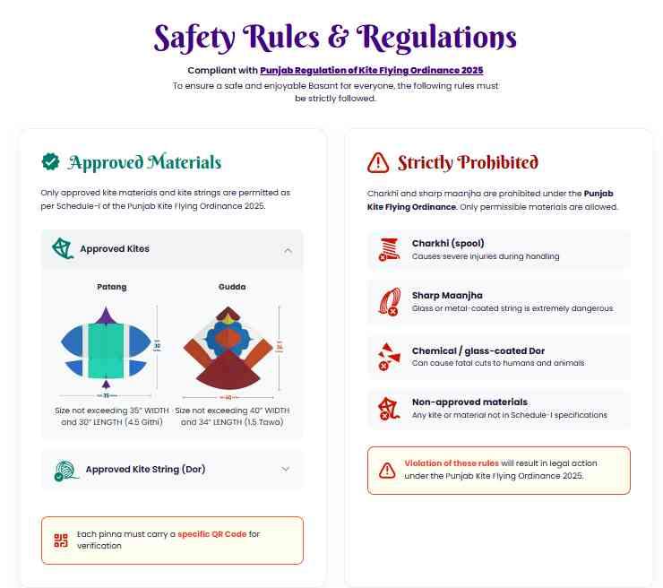 Basant-Safety-Rules-&-Regulations
