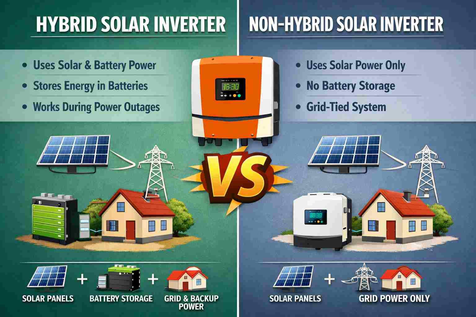 Hybrid-vs-non-hybrid-solar-inverters