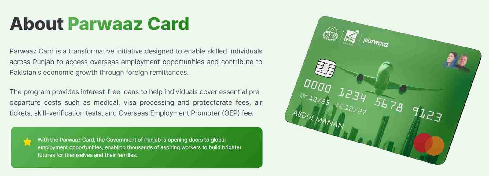 Purpose-Of-CM-Parwaz-Card