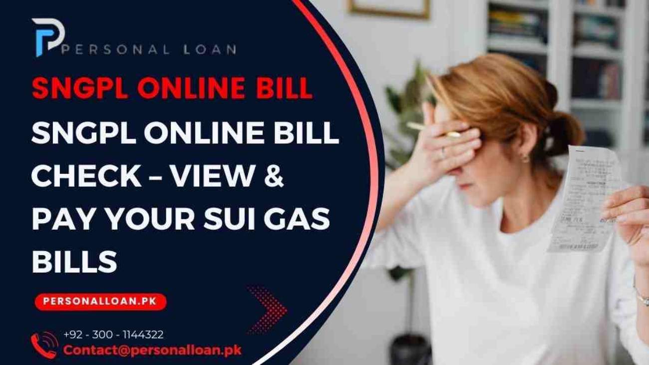 SNGPL-Online-Bill-Check-View-&-Pay