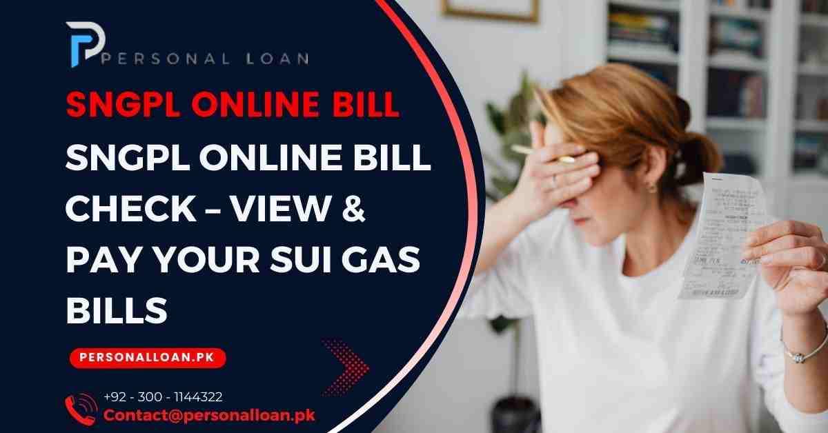 SNGPL-Online-Bill-Check-View-&-Pay