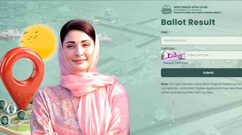 Apni-Zameen-Apna-Ghar-Scheme-Ballot-Result