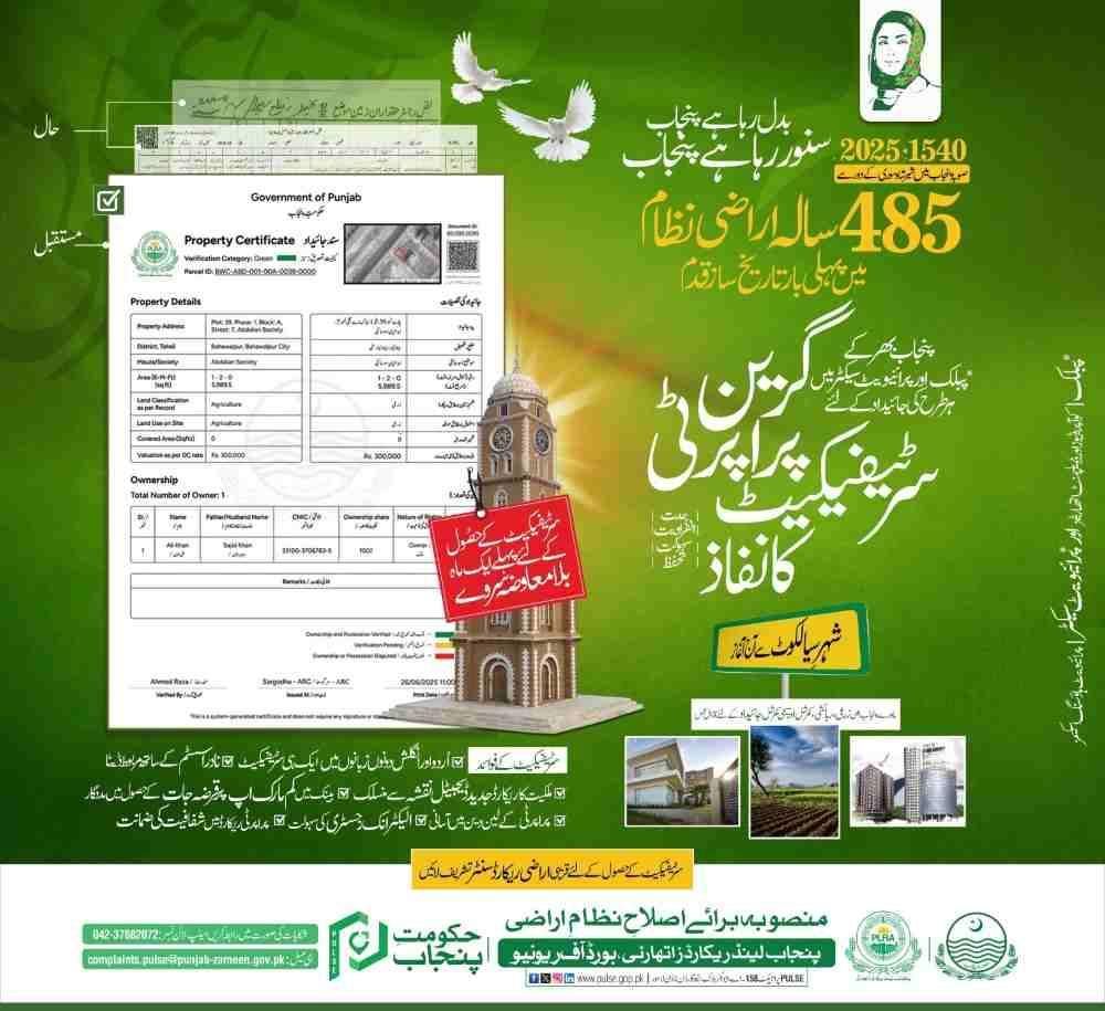 CM-Punjab-Maryam-Nawaz-Green-Property-Certificate