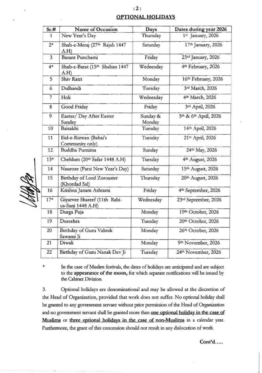 Optional-Public-Holidays-In-Pakistan