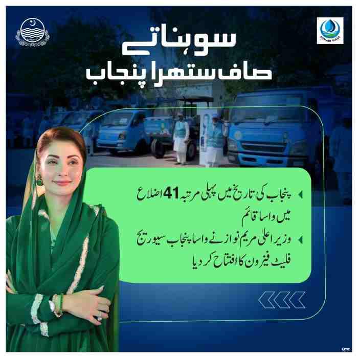 WASA Punjab Sewage Fleet Phase 1 - by Maryam Nawaz 41 Districts 1 CM-Punjab-WASA-Sewage-Fleet-Phase-1