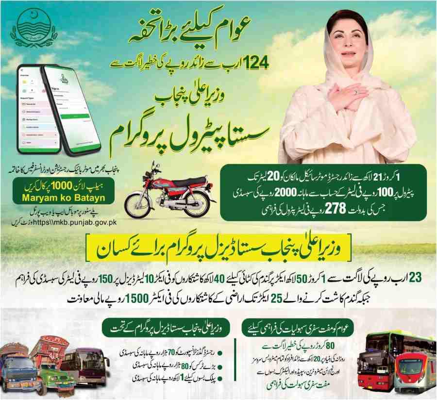 Diesel Subsidy Scheme (For Farmers) - Rs 150/L Subsidy by Maryam Nawaz 3 Maryam-Nawaz-Diesel-Subsidy-Scheme-For-Farmers