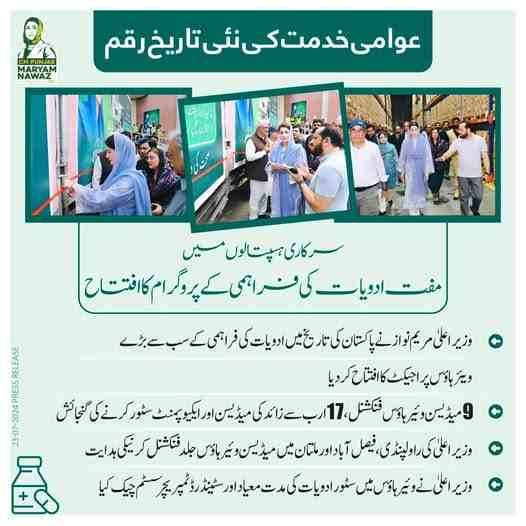 Maryam-Nawaz-Free-Medicines-Program
