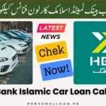 HBL-Islamic-Car-Loan-Calculator