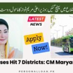 Green -Buses -Hit -7- Districts -CM -Maryam -Nawaz