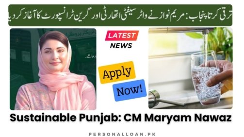 Sustainable -Punjab -Maryam -Nawaz -Water -Safety -Authority
